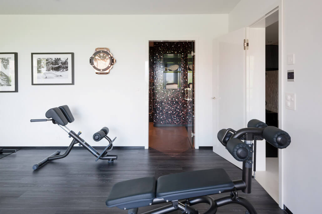 Badezimmer und Wellnessbereich mit Naturstein