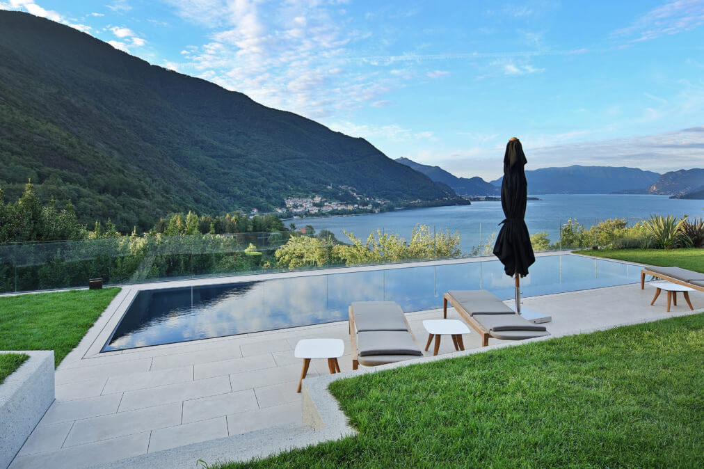 Casa Veranda am Comersee 1. Teil: Natursteinböden & Aussenpool