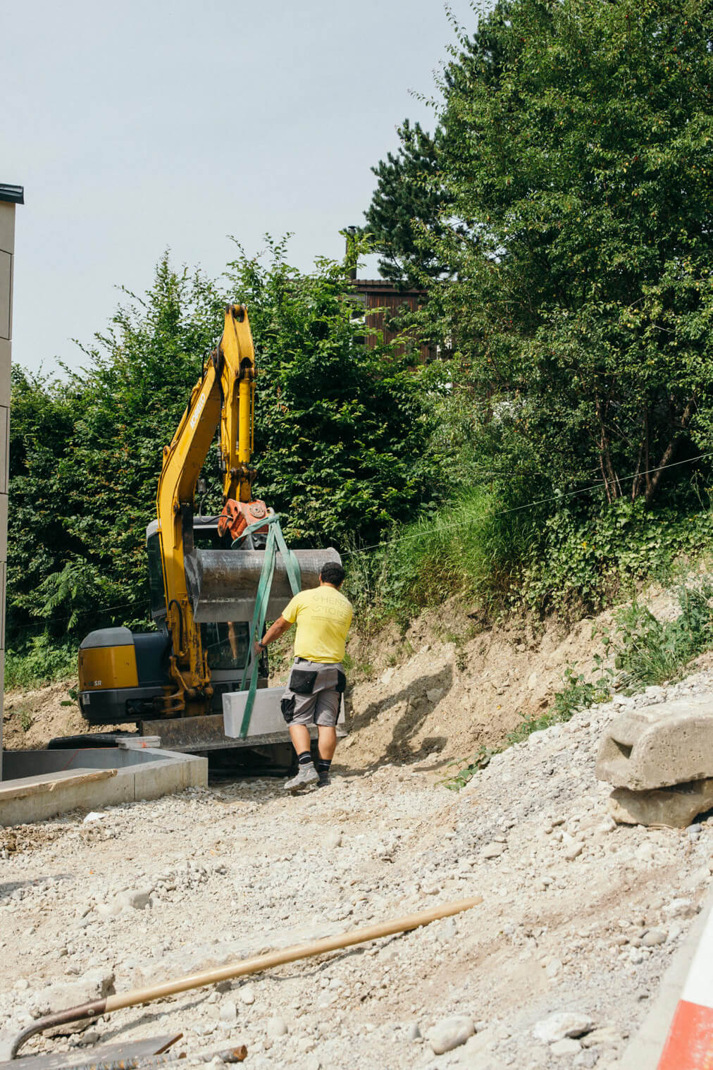 Einblick in die Natursteinarbeiten Teil 3: Treppentritte im Aussenbereich