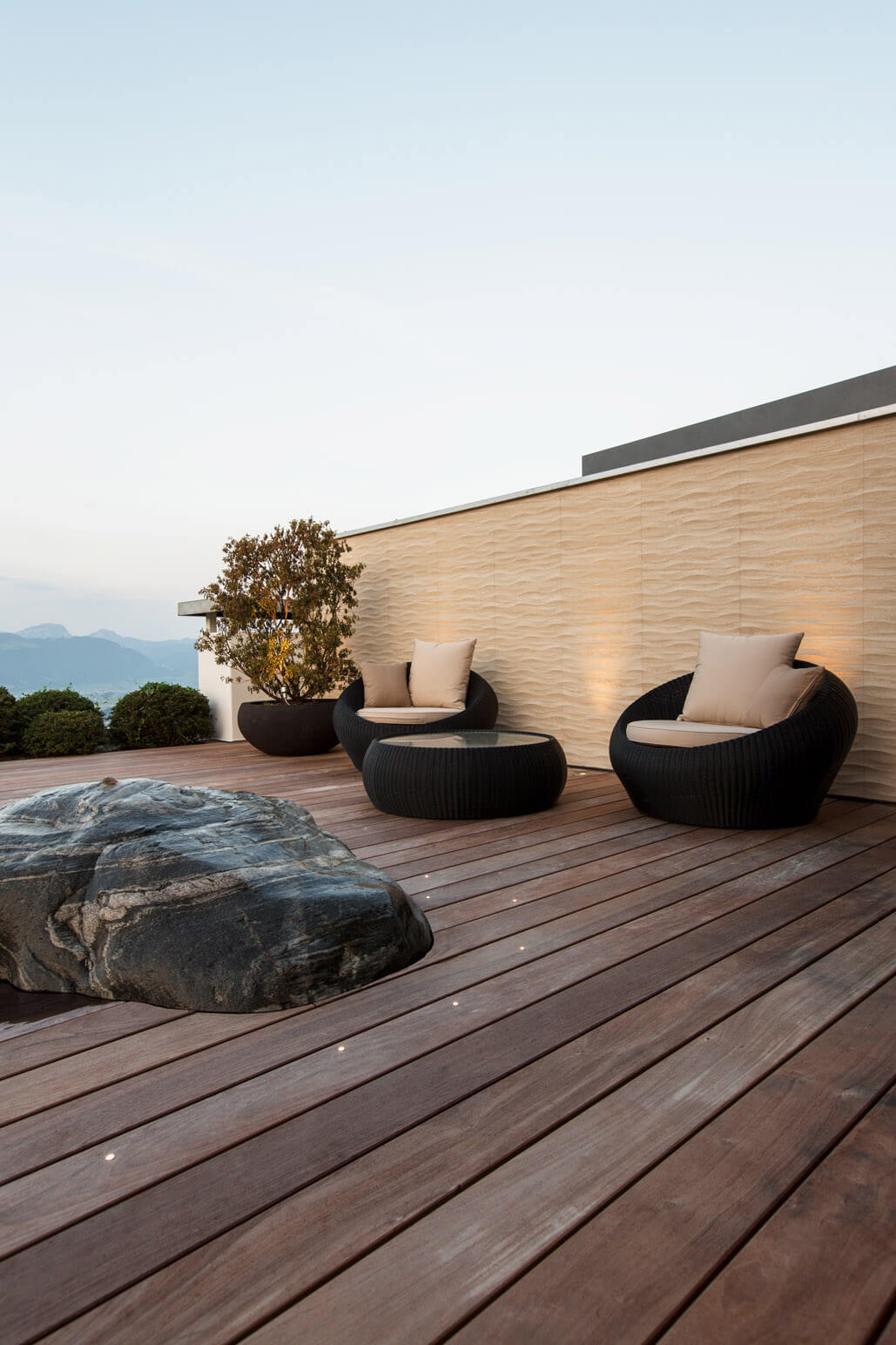 Terrassengestaltung mit Naturstein - nach Feng Shui